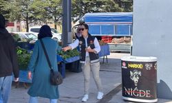 Narkotik polisleri sahaya indi