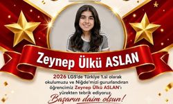 Abdülhamit Han Ortaokulu'ndan LGS'de Türkiye Birinciliği
