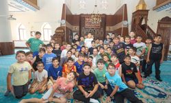 Başkan Özdemir'den yaz Kur'an Kursu öğrencilerine sürpriz ziyaret