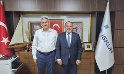 AK Parti heyetinden İŞKUR İl Müdürü Uykun’a ziyaret
