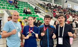 Rize’de ringden iki madalya