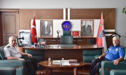 Okyar'dan, Emniyet Müdürü Erdinç Yüceer’e veda ziyareti