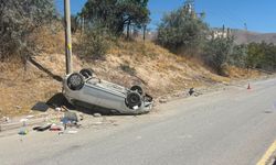 Niğde’de otomobil takla attı: sürücü yaralandı
