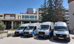 Yenilenen 4 Hasta Nakil Ambulansı hizmete sunuldu
