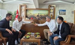 Uzkurt, Kemerhisar Belediye Başkanı Oya ile bir araya geldi