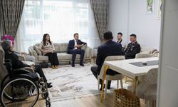Vali Akmeşe’den gazilere anlamlı ziyaret