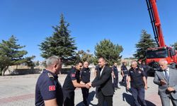 Başkan Özdemir güne itfaiye ekibi ile başladı