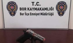 Bor’da silah ele geçirildi!