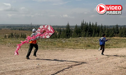 Niğde'de Gazze'deki çocuklar için uçurtma etkinliği düzenlendi