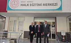 Niğde İl Millî Eğitim Müdürlüğü AR-GE Biriminden Halk Eğitimi Merkezine ziyaret