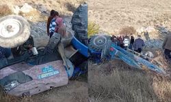 Niğde’de devrilen traktörün sürücüsü ağır yaralandı