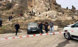 Nevşehir'de peribacası yıkıldı