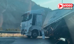 Niğde-Adana otoyolu’nda korkutan kaza!