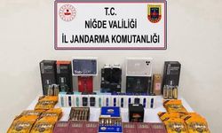 Niğde’de gümrük kaçağı ürünler ele geçirildi