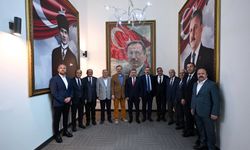 Özegen ve beraberindeki heyetten Destici’ye taziye ziyareti
