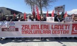 Saadet Partisi Niğde Teşkilatı’ndan Gazze Protestosu