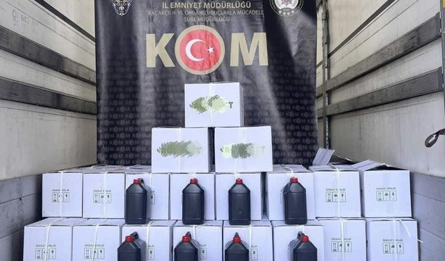 Niğde'de Litrelerce  Etil Alkol Ele Geçirildi