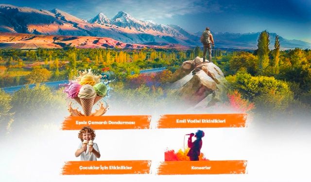 Dağ, Doğa ve Dondurma Festivali’nin programı açıklandı