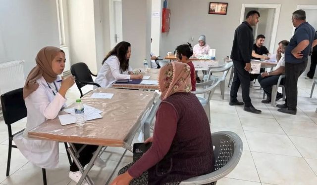 Sağlıklı Hayat Ekibi Sazlıca'da hizmet verecek