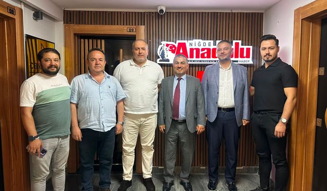 BİK Bölge Müdürü Oranlı’dan Niğde Anadolu Haber’e ziyaret