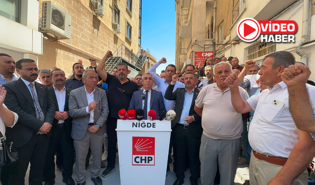 CHP Niğde Örgütü, “Bizim Genel Başkanımız Özgür Özel'dir”