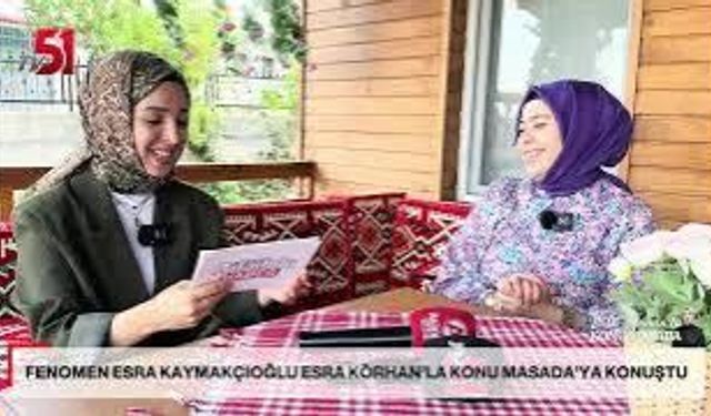 Esra Kaymakçıoğlu Esra Körhan’la Konu Masada'ya konuk oldu