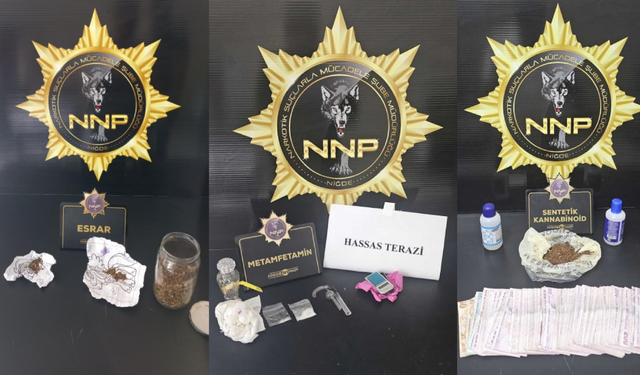 Niğde'de narkotik operasyonu! Çok sayıda şüpheli yakalandı