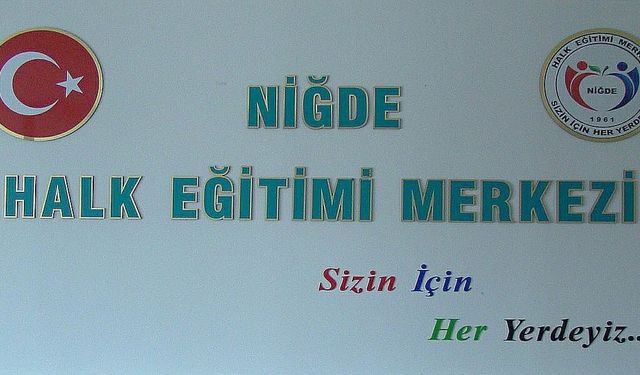 Niğde Halk Eğitimi Merkezi’nden ücretli öğretmenlere özel eğitim kursu