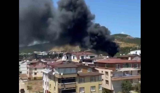 Kocaeli Körfez Yangın Son Dakika: Ambalaj Fabrikasında Alevler Yükseliyor!