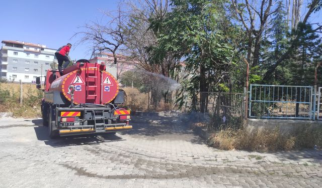 Bor’da  korkutan yangın!