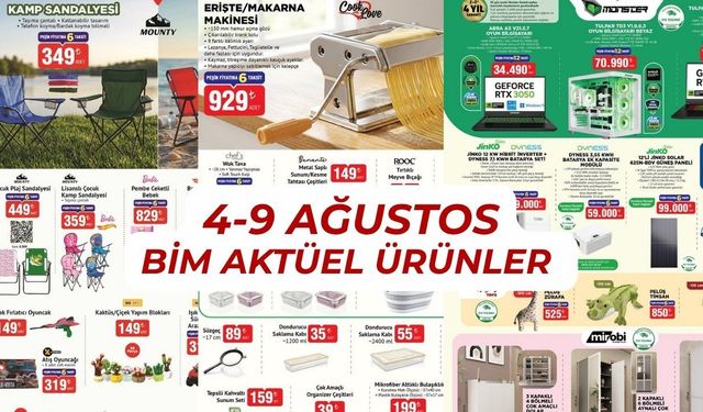BİM'e Gelen Yeni Ürünler ve Güncel Fiyat Listesi