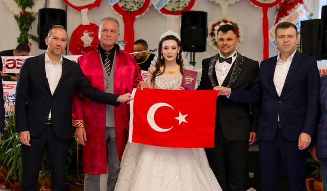 Doygun ve Yurdagül ailesinin mutlu günü