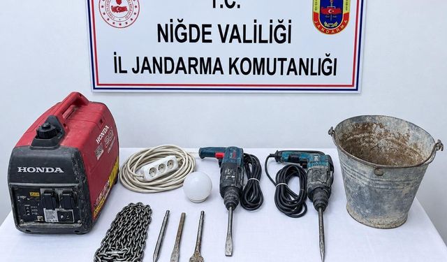 Niğde'de Anadolu Mirası operasyonu: 1 şüpheli yakalandı