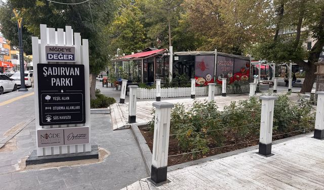 Şadırvan Park’a yeni tabela