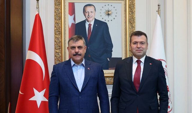 Vali Akşeme'den Bakan Çiftçi’ye ziyaret