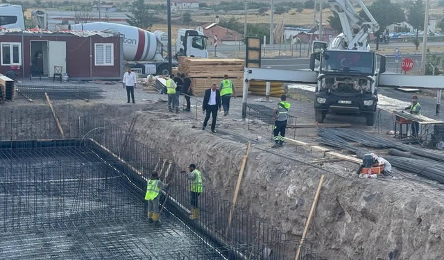 O ilçede Sağlık Kompleksi için temel atıldı