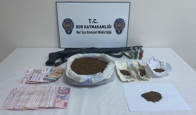 Bor'da uyuşturucu operasyonu! 1 tutuklama
