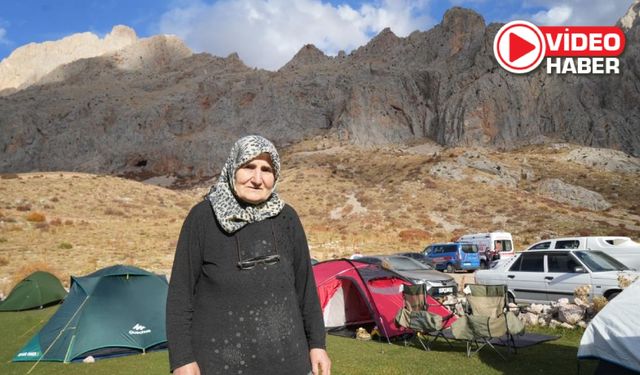 73 yaşında dağların zirvesine tırmanıyor