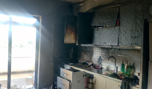 Aktaş Beldesinde Ev Yangını Korkuttu