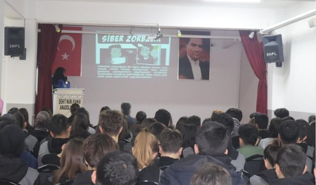 Bor’da 605 öğrenci bilgilendirildi