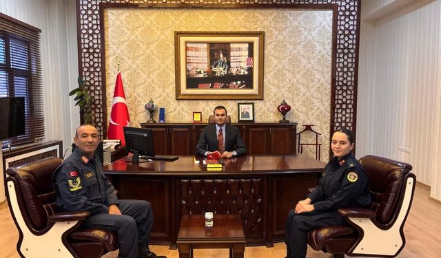 Çamardı da İlk Kadın Komutan Göreve Başladı