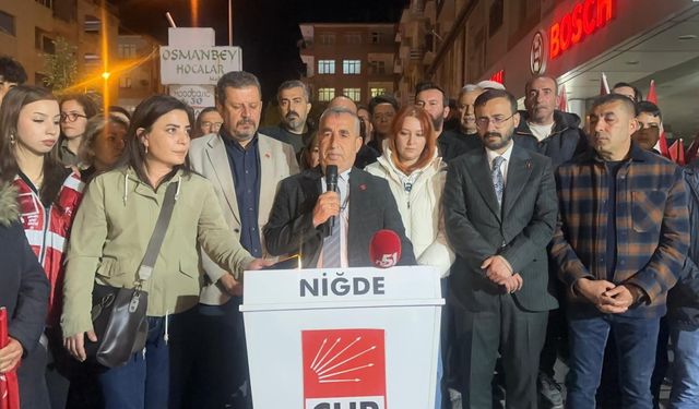 CHP Niğde İl Başkanlığı’ndan karara tepki