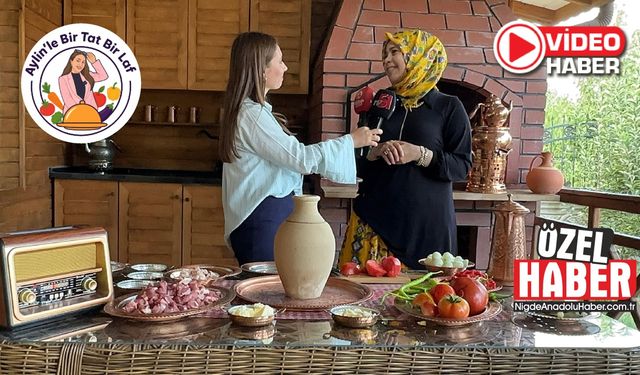 Esra Kaymakçıoğlu, evini ve mutfağını ‘Aylin’le Bi Tat Bi Laf’a açtı