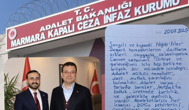 Hulus Özen, Ekrem İmamoğlu’ndan Niğde'ye Selam Getirdi!