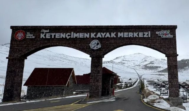 Ketençimen Kayak Merkezi’nde Pistler Bugün Açıldı