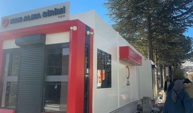 Kızılay kan birim merkezi bugün açılıyor 
