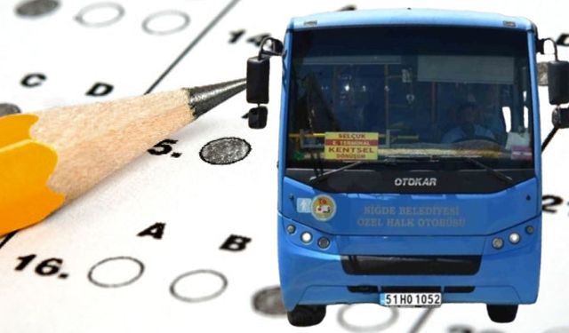 LGS’ye girecek öğrencilere ücretsiz ulaşım desteği sağlandı