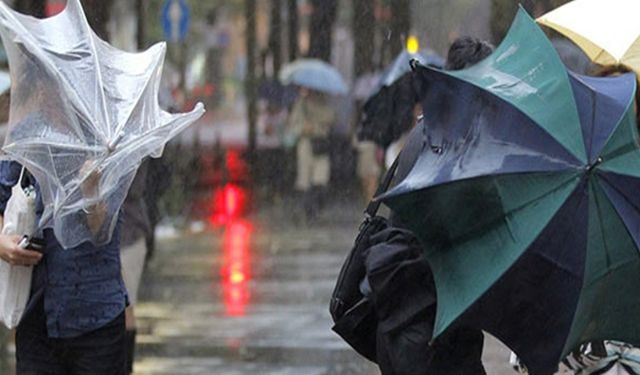 Meteorolojiden kuvvetli yağış ve fırtına uyarısı