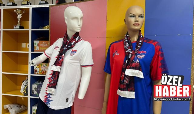 Niğde Belediyespor formaları tesislerde satışa sunuldu