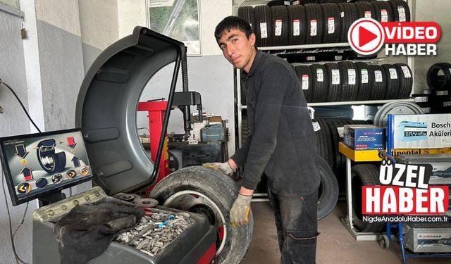 Niğde’de yaz lastiği dönemi başladı